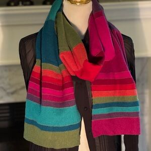 Wool scarf - vibrant colors!
